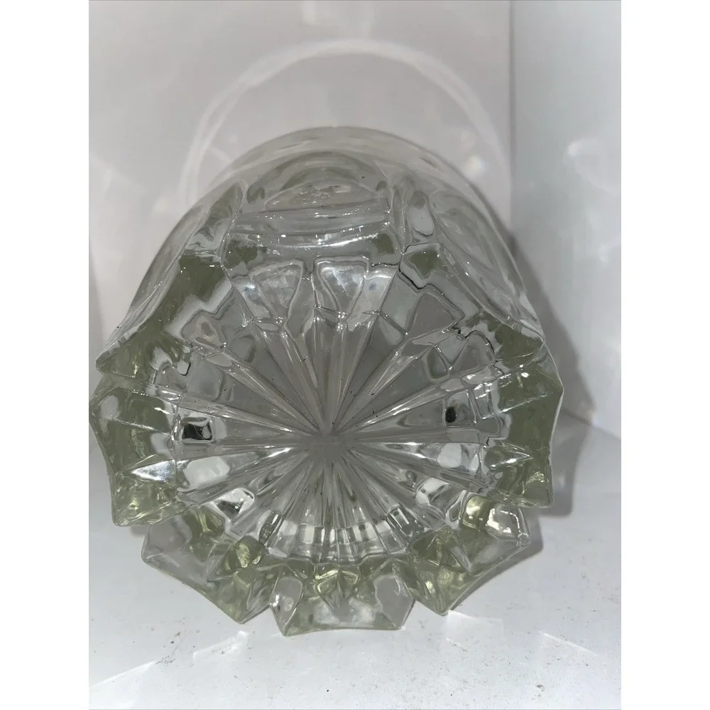 Princess House Heritage Regency Crystal Glass Ice Bucket no tongs or box 1980's